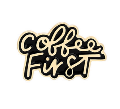 Coffee Enamel Pin