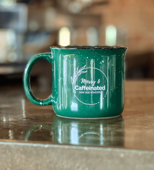 15oz  Ceramic Campfire Mug- Merry & Caffeinated