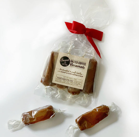 Salted Coffee Caramels