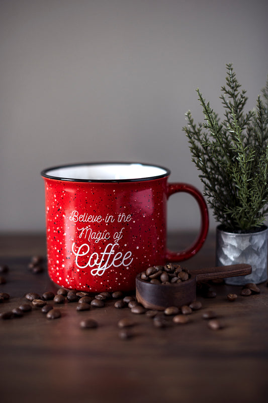 15oz  Ceramic Campfire Mug- Believe in the Magic