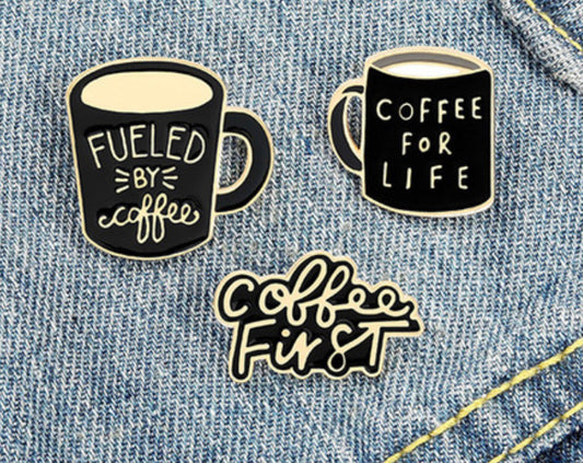 Coffee Enamel Pin
